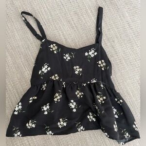 Hollister Babydoll Floral Tank